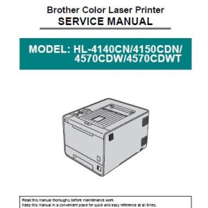 Brother Services Manual