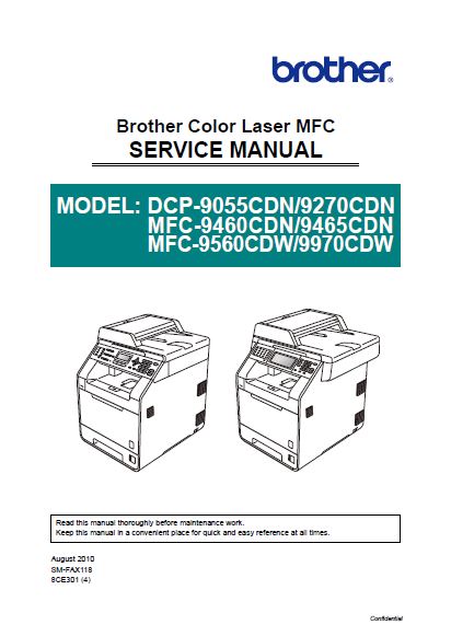 BROTHER Color Laser Service Manuals
