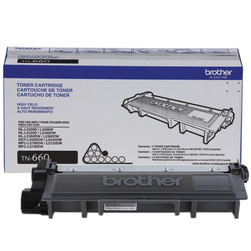 Toner Cartridge For Brother TN660 HL-L2340, 2.6K, Package, - Clear Technical Services