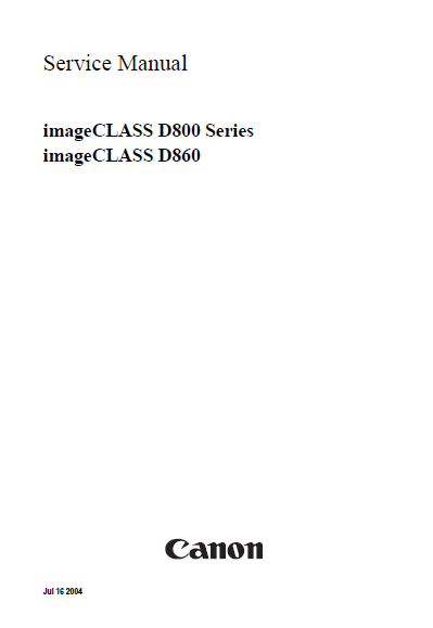 Canon imageCLASS Manual