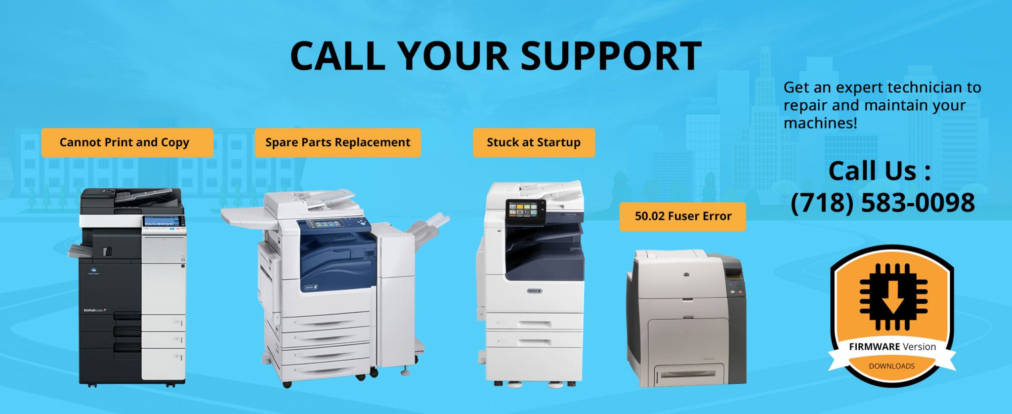 How To Repair A Xerox Copier With Error — Systems Powering On