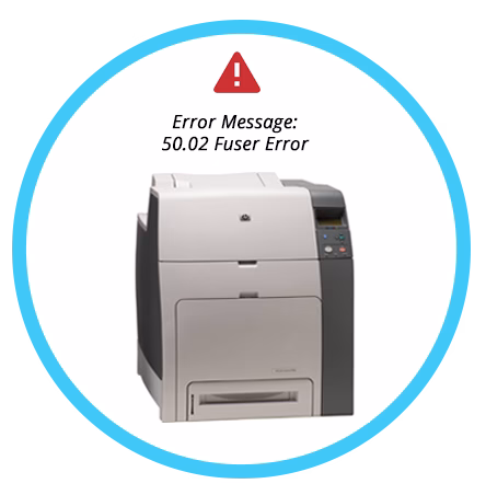 Error Message- 50.02 Fuser Error