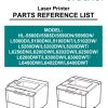 Brother HL-L5000D Parts