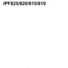Canon iPF800 Parts Catalog