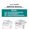 BROTHER DCP8080, 8085, 8480, MFC-8680DN, 8690 DW MFC-8880DN, 8881DNHY, 8890DW Service Manual