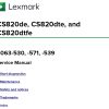 LEXMARK CS820de, CS820dte, CS820dtfe