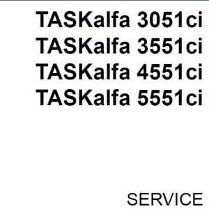 kyocera TASKalfa 3051ci, 3551ci, 4551ci, 5551ci SM