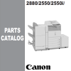 Canon imageRUNNER Color 3480, 3480i, 3380, 3080, 3080i, 2880, 2550, 2550i Parts Manual