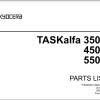 Kyocera TASKalfa-3500i-4500i-5500i Parts List