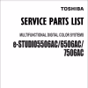 Toshiba e-STUDIO 5506AC 7506AC Parts List