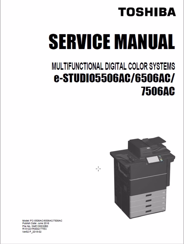Toshiba e-Studio 5506AC 6506AC 7506AC Service Manual