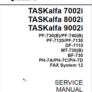 Kyocera TASKalfa 7002, 8002i Service Manual