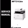 Canon Color imageCLASS MF733Cdw, MF731Cdw Service Manual and Parts List