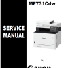 Canon Color imageCLASS MF733Cdw, MF731Cdw Service Manual and Parts List