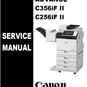 Canon imageRUNNER ADV C256iF II C356iF II Service Manual and Parts Catalog