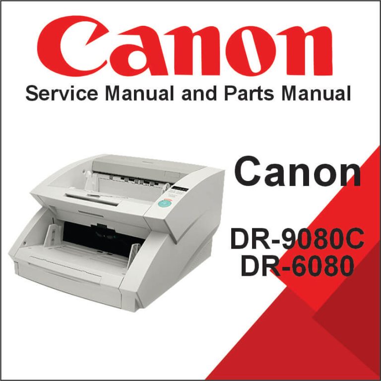 CANON DR-9080C/6080 - Service Manual