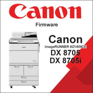 Canon imageRUNNER ADVANCE DX 8705/8705i Firmware