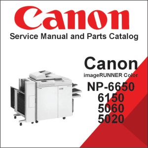 CANON NP-6650, 6150, 5060, 5020 Service Manual and Parts Manual