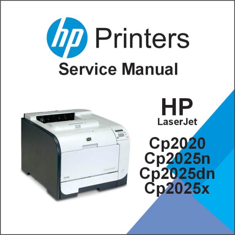 HP Color LaserJet CP2020, HP Color LaserJet CP2025n, HP Color LaserJet CP2025dn, and HP Color LaserJet CP2025x Service Manual