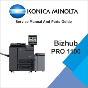 Konica Minolta BizHub PRO 1100 and OPTIONS Service Manual and Parts Manual