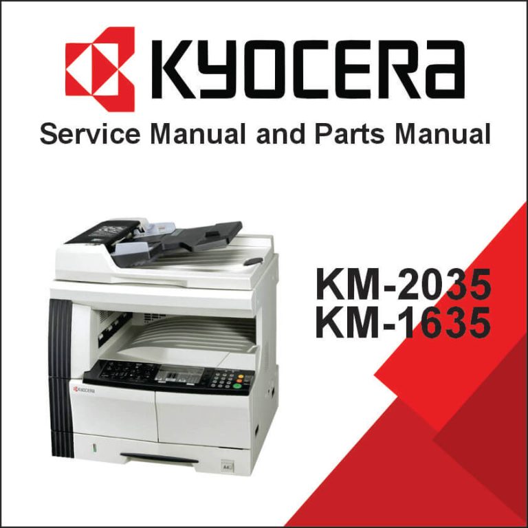 KYOCERA KM-2035, KM-1635 Service Manual and Parts Manual