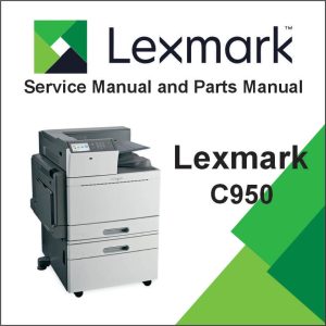 LEXMARK C950 Service Manual and Parts Manual