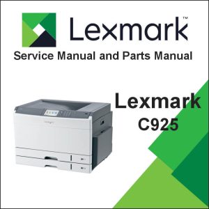 LEXMARK C925 Service Manual and Parts Manual