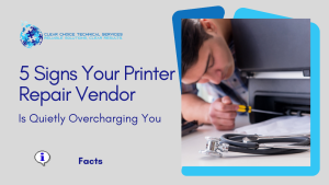 5 Signs Your Printer Repair Vendor Is Quietly Overcharging You