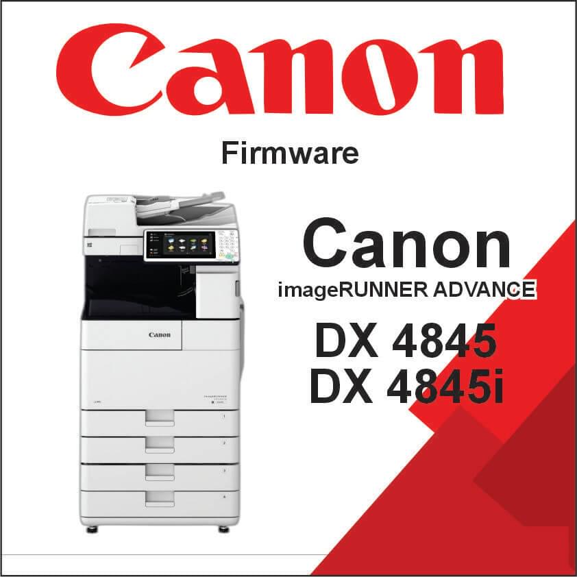 Canon imageRUNNER ADVANCE DX 4845/4845i Firmware
